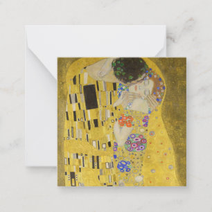 Tarjeta Pequeña Gustav Klimt - El beso