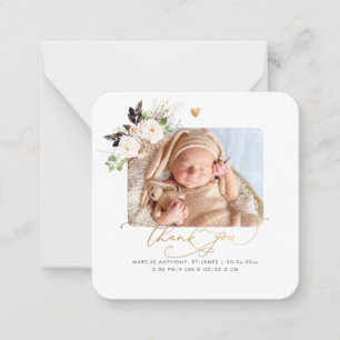 Tarjeta Pequeña H2 Rosas Rubor Dragonfly Shower Gracias