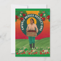 Tarjeta Pequeña Hacer cumplir la protección de los trabajadores: t