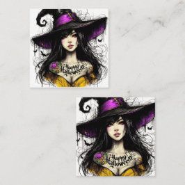 Tarjeta Pequeña Halloween acaba de ser testigo con 'Halloween feli