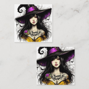 Tarjeta Pequeña Halloween acaba de ser testigo con 'Halloween feli