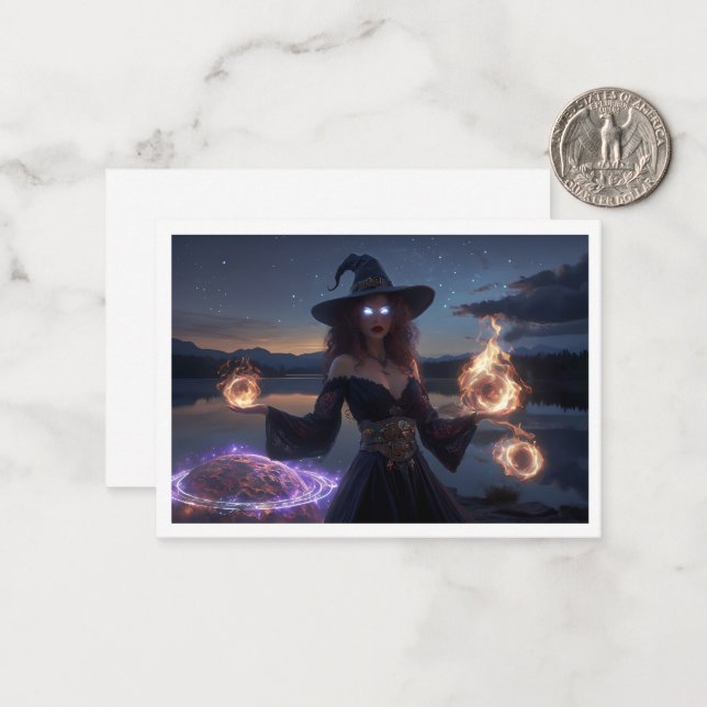 Tarjeta Pequeña Halloween Card (Anverso/Reverso In Situ)