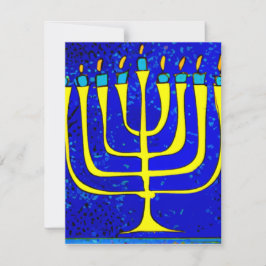 Tarjeta Pequeña Hanukkah