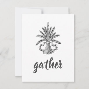 Tarjeta Pequeña Haz de trigo