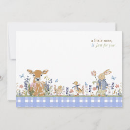 Tarjeta Pequeña Hearthlight Notes Spring Soft Meadow Gingham