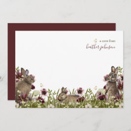 Tarjeta Pequeña Hearthlight Notes Spring Soft Meadow Wildflower