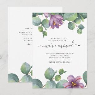 Tarjeta Pequeña Hemos movido la vegetación Eucalyptus Foliage