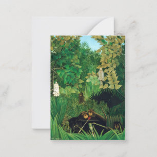 Tarjeta Pequeña Henri Rousseau