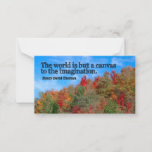 Henry David Thoreau Cita Inspiradora "Canvas"
