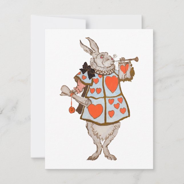 Tarjeta Pequeña Herald Rabbit (Anverso)
