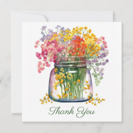 Tarjeta Pequeña Hermoso ramo de flores