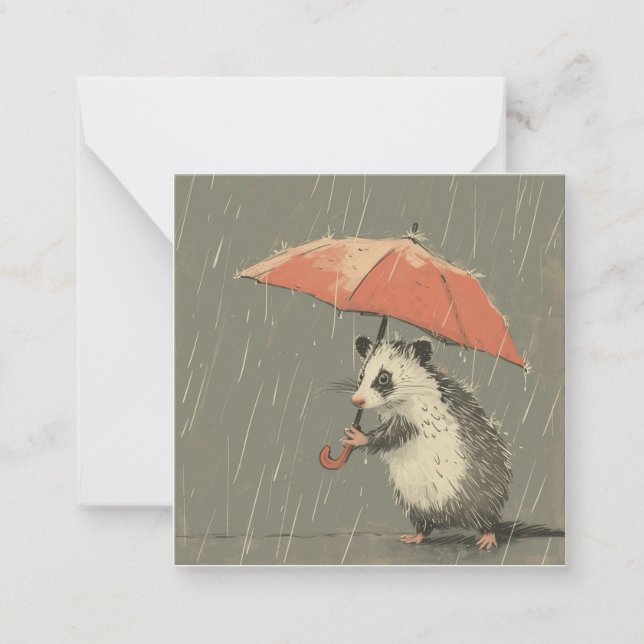 Tarjeta Pequeña Historias bajo las lluvias: desencadenar la imagin (Anverso)