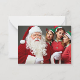 Tarjeta Pequeña ¡Ho! ¡Ho! ¡Ho!