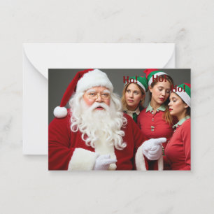 Tarjeta Pequeña ¡Ho! ¡Ho! ¡Ho!