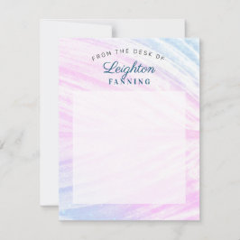 Tarjeta Pequeña Hoja tropical pintada