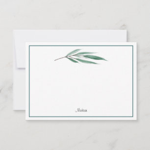 Tarjeta Pequeña Hojas de Eucalyptus