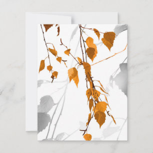 Tarjeta Pequeña Hojas de otoño 2