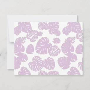 Tarjeta Pequeña Hojas tropicales multicolores 10