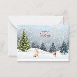 Tarjeta Pequeña Holiday Card 