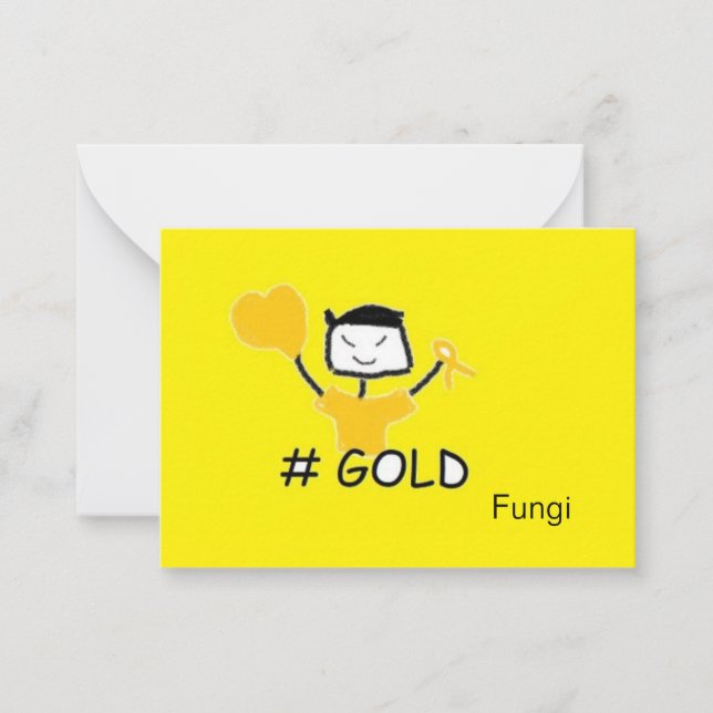 Tarjeta Pequeña Hongos #Gold (Anverso)