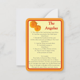Tarjeta Pequeña "Hoy he rezado por ti" Angelus Notecard