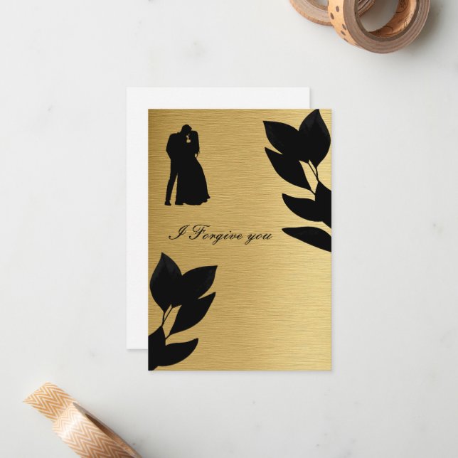 Tarjeta Pequeña hoy te perdono (Anverso/Reverso In Situ)