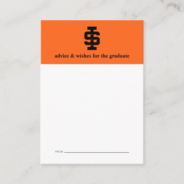 Tarjeta Pequeña Idaho State University Bold Bengala Logo (Anverso)