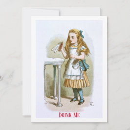 Tarjeta Pequeña Ilustracion de la Alicia de la Guardería - Bebéram