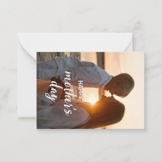 Tarjeta Pequeña Imprimible el día de la madre (Anverso)