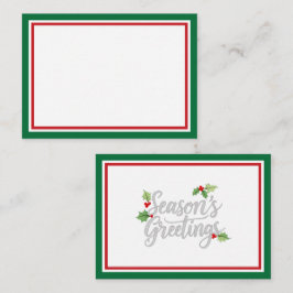 Tarjeta Pequeña Include A Personal Note with your Christmas Gift