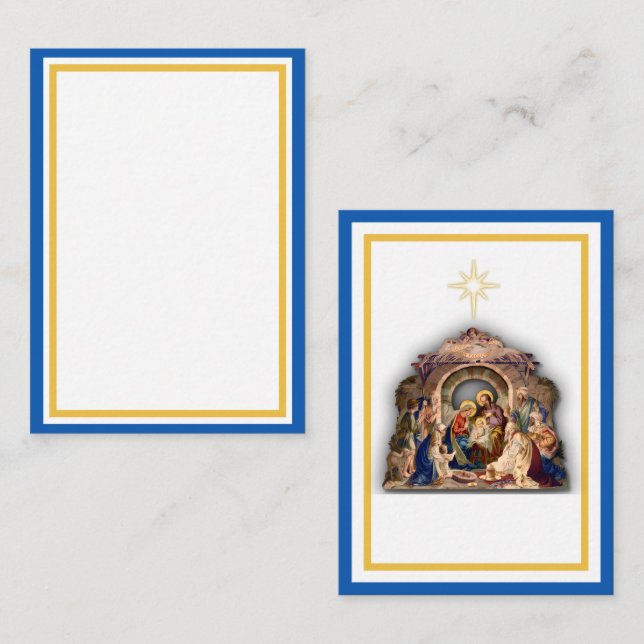 Tarjeta Pequeña Include A Personal Note with your Christmas Gift (Anverso / Reverso)