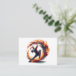 Tarjeta Pequeña Inferno Spin - Enciende el espíritu de la Breakdan