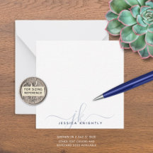 Iniciales de monograma de escritura azul de la Mar