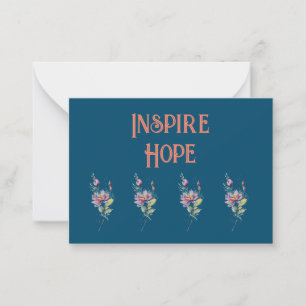 Tarjeta Pequeña Inspire Hope: