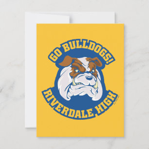Tarjeta Pequeña Ir Bulldoges - Riverdale High