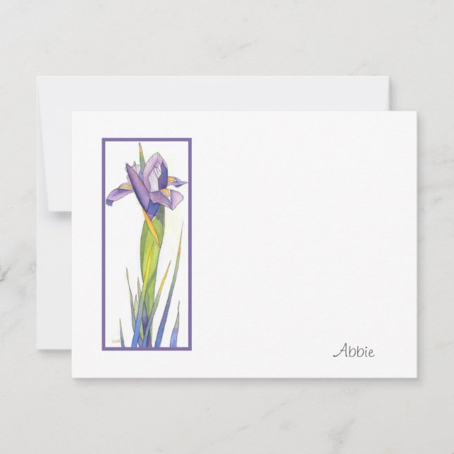 Tarjeta Pequeña Iris (Anverso)