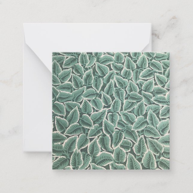 Tarjeta Pequeña Jane Austen Home Wallpaper (Anverso)