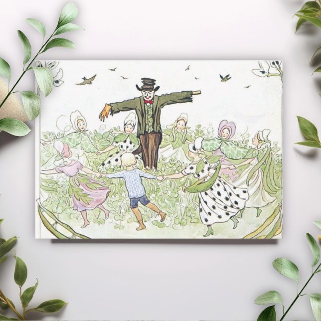 Tarjeta Pequeña Jardín Vintage Niños Pe (Subido por el creador)