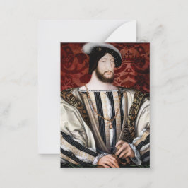 Tarjeta Pequeña Jean Clouet - Francois I, Rey de Francia