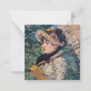 Tarjeta Pequeña Jeanne (Primavera) De Édouard Manet