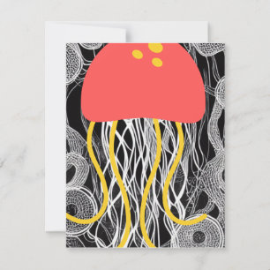 Tarjeta Pequeña Jellyfish