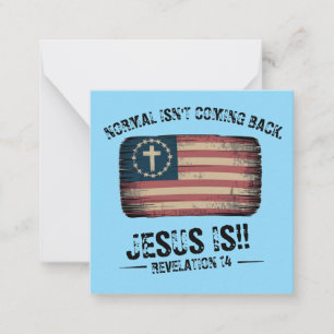 Tarjeta Pequeña Jesús Está Regresando