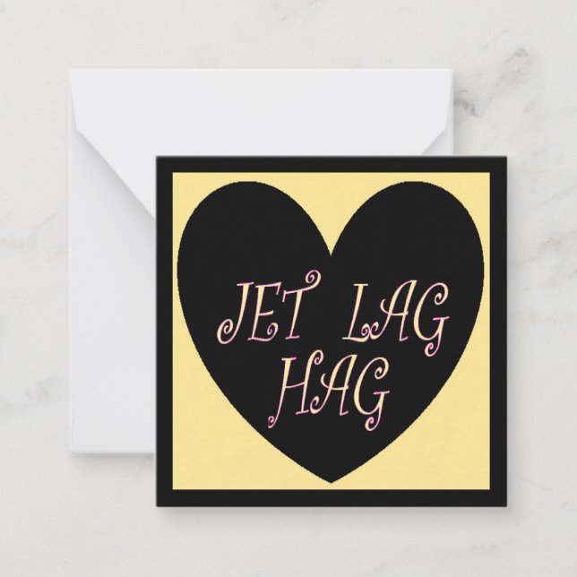 TARJETA PEQUEÑA JET LAG HAG TRAVEL DESIGN (Anverso)