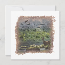 Tarjeta Pequeña JOB 12:7 - Personalized Notecard