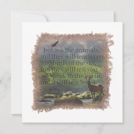 Tarjeta Pequeña JOB 12:7 - Personalized Notecard