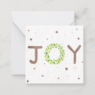 Tarjeta Pequeña Joy Navidades Card