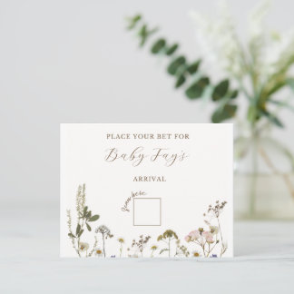 Tarjeta Pequeña Juego de Baby Shower