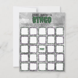 Tarjeta Pequeña Juego de bingo Frankenstein Baby Shower