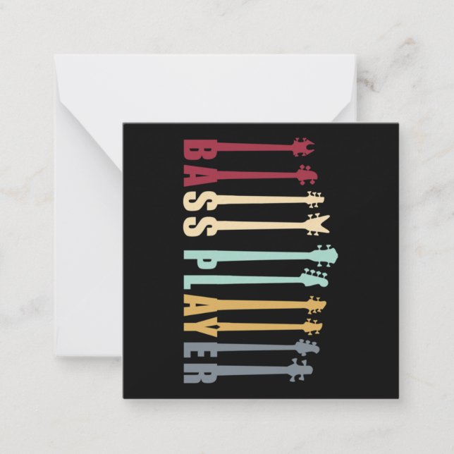 Tarjeta Pequeña Jugador de Bass (Anverso)