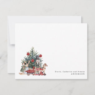 Tarjeta Pequeña Juguetes modernos para árbol de Navidad Cascanuece